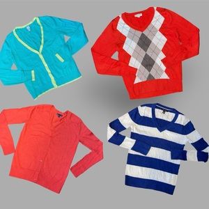 Lot of 4 women’s name brand size medium sweaters.